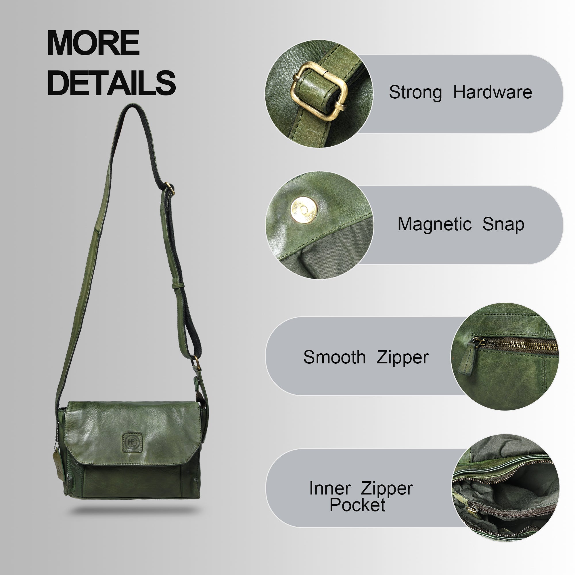 Heritage Leather Crossbody Bag